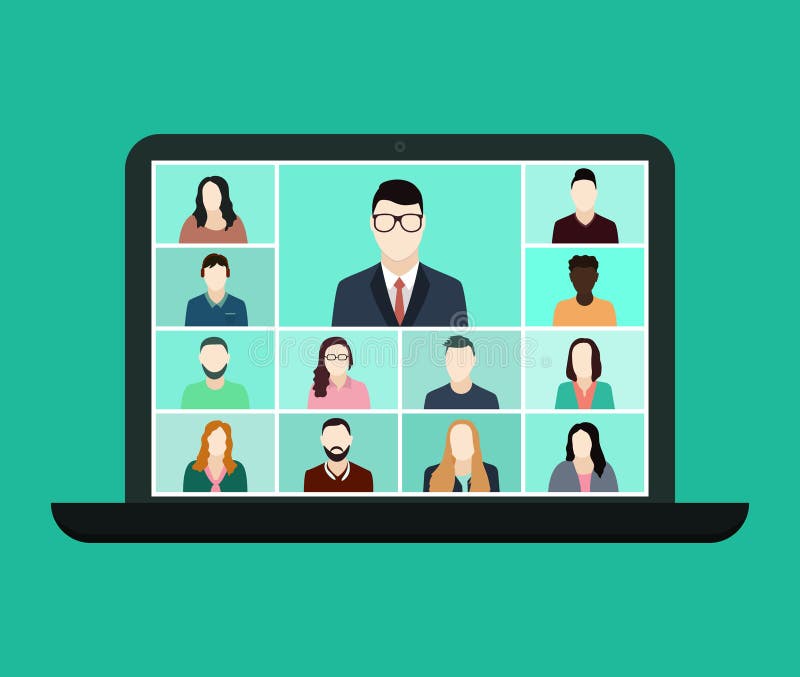 Conference Zoom Stock Illustrations – 1,712 Conference Zoom Stock  Illustrations, Vectors & Clipart - Dreamstime